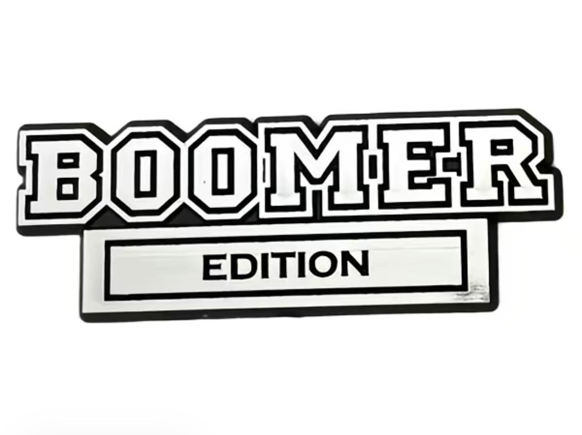 Boomer Edition Car Emblem