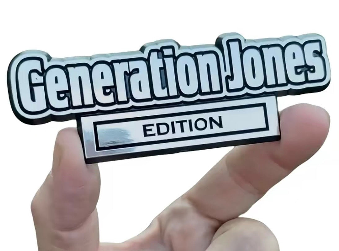Generation Jones Edition Car Emblem