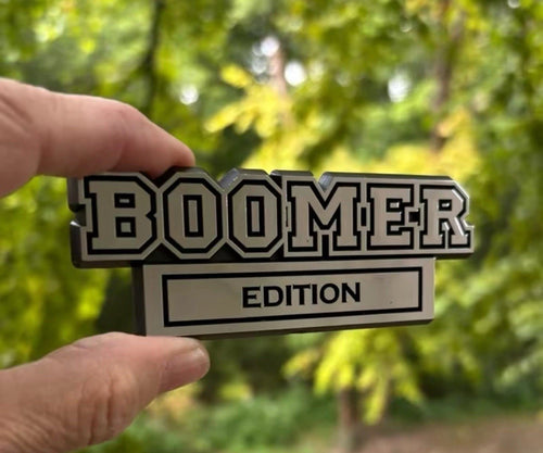Boomer Edition Car Emblem